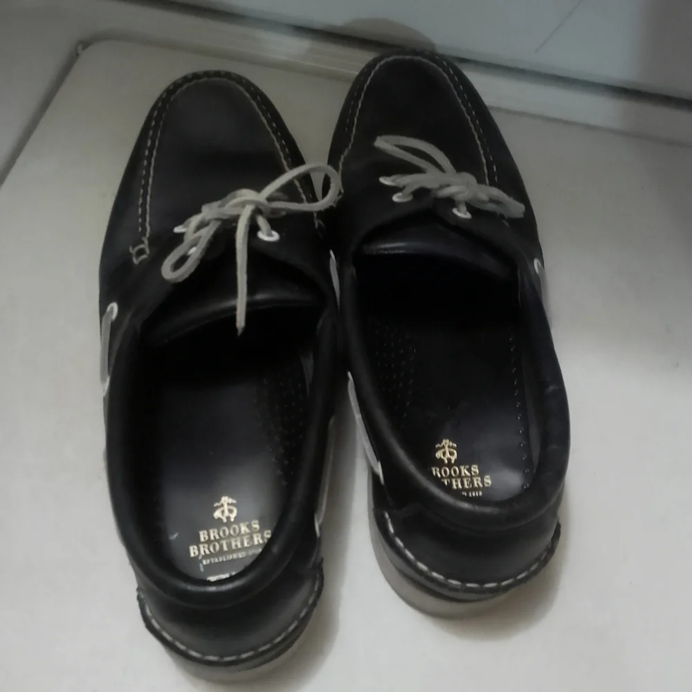 Navy‎ Blue Brooks Brothers  Boat Deck  Shoes/ Loafers Size 12 D